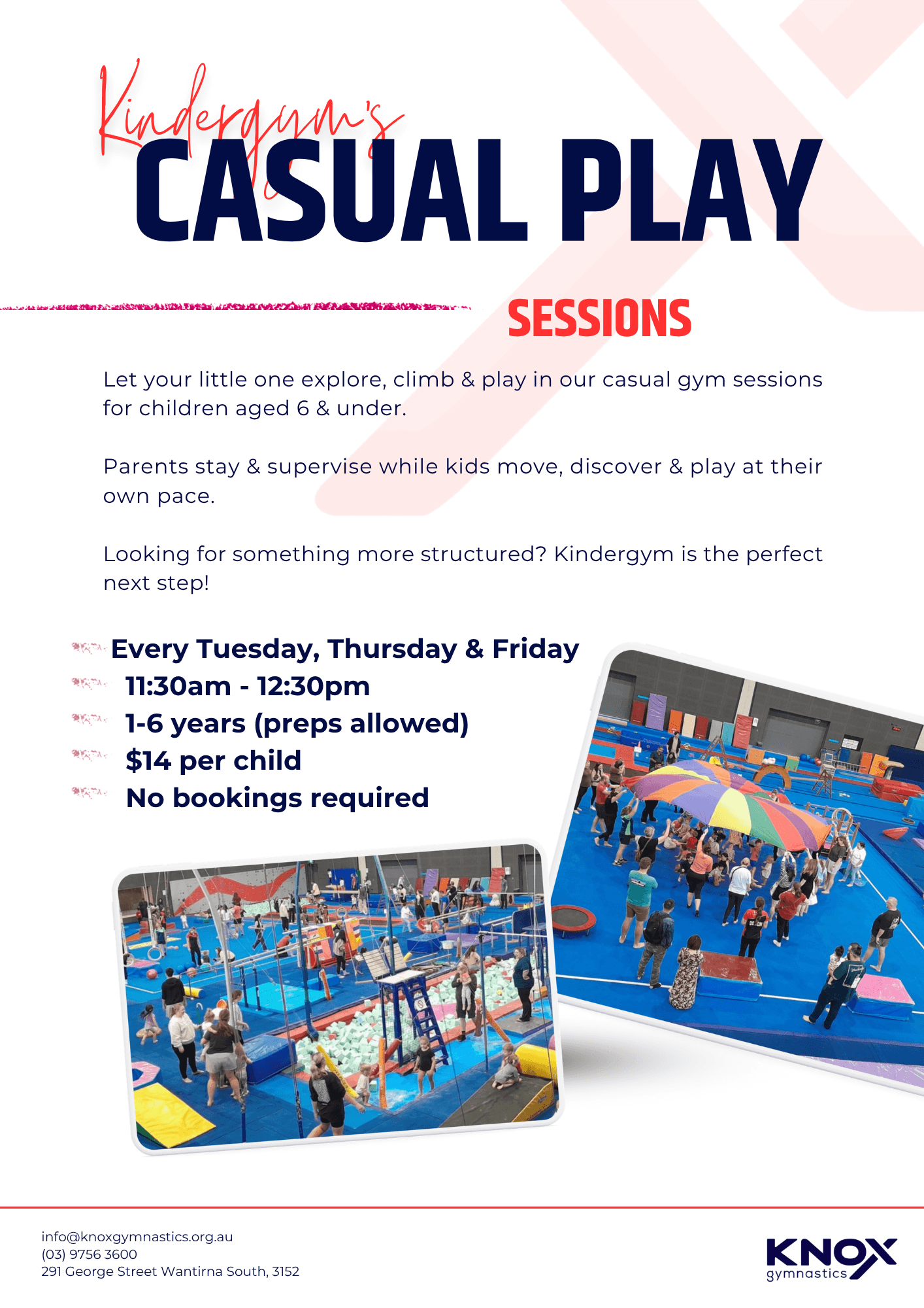 Casual Play Flyer